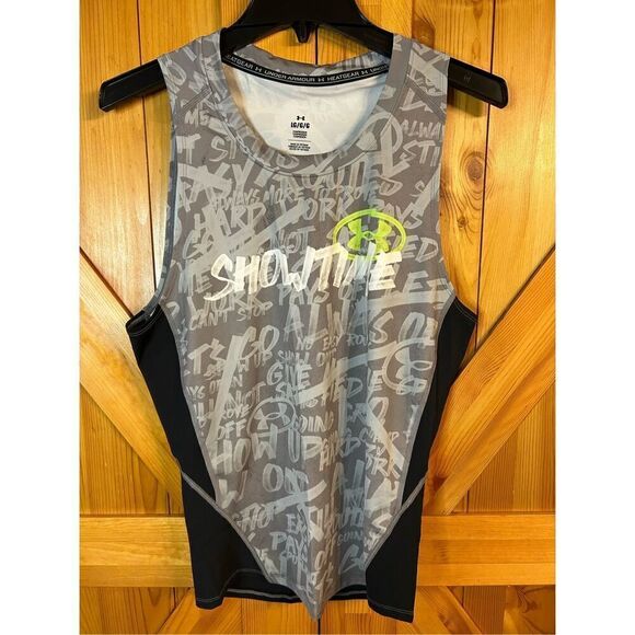 UNDER ARMOUR Tank Top  Sz L Heatgear Showtime Alter Ego Compression Shirt (0120) - Picture 1 of 6